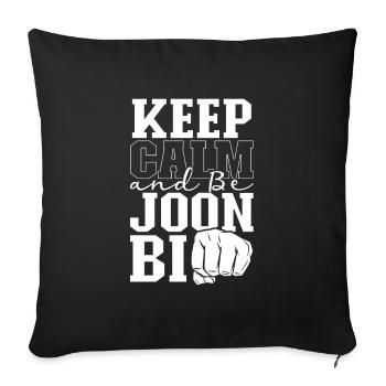 Keep Calm - Tang so Do - Sofa pillowcase 17,3'' x 17,3'' (45 x 45 cm) - black - Front