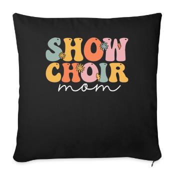 Groovy Chanteur Chanteur Choriste - Housse de coussin décorative 45 x 45 cm - noir - Devant