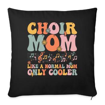 Groovy Chanteur Chanteur Choriste - Housse de coussin décorative 45 x 45 cm - noir - Devant