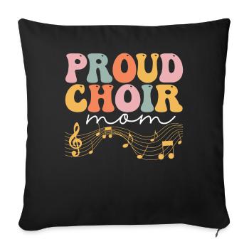 Groovy Chanteur Chanteur Choriste - Housse de coussin décorative 45 x 45 cm - noir - Devant
