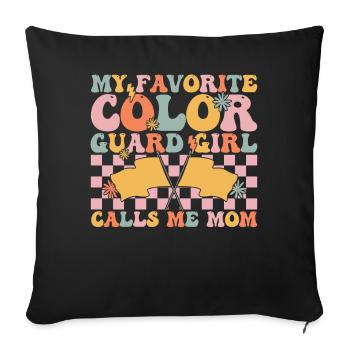Fanfare groovy - Housse de coussin décorative 45 x 45 cm - noir - Devant