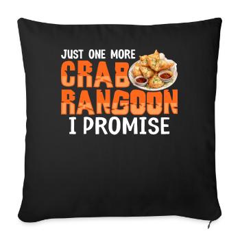 Fun Chinese food - Sofa pillowcase 17,3'' x 17,3'' (45 x 45 cm) - black - Front
