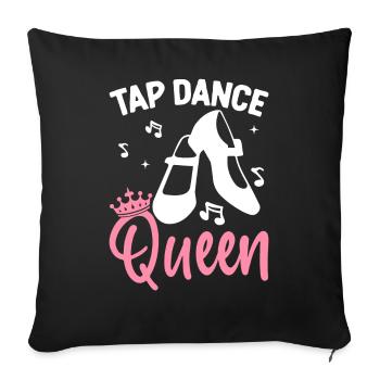 Dancer Tap Dancer - Housse de coussin décorative 45 x 45 cm - noir - Devant