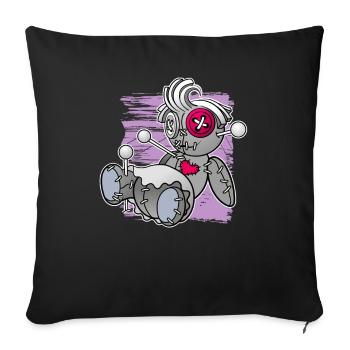 Magische Dunkle Kunst Okkulte Hexen Designs - Sofakissenbezug 45 x 45 cm - Schwarz - Vorne