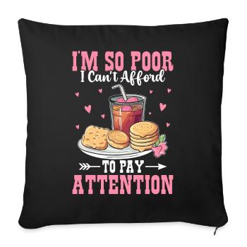 Funny Southern Slang - Sofa pillowcase 17,3'' x 17,3'' (45 x 45 cm) - black - Front