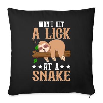 Argot du Sud Redneck Country - Housse de coussin décorative 45 x 45 cm - noir - Devant