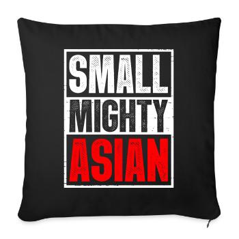 Asiatisch-Amerikanisch-Pazifischer Insulaner AAPI - Sofakissenbezug 45 x 45 cm - Schwarz - Vorne