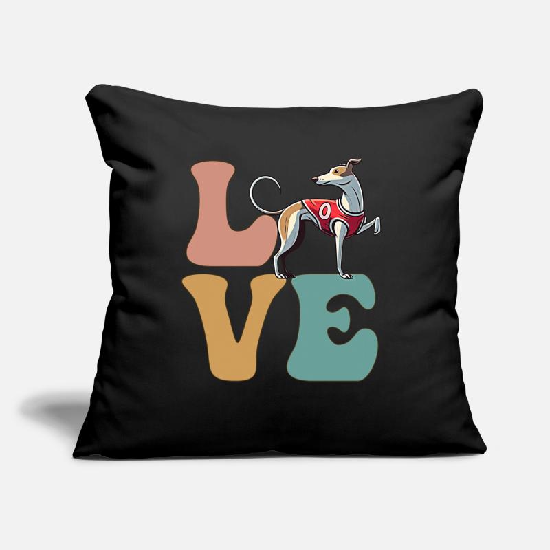 Greyhound Dog Lovers Sofa pillowcase 17,3'' x 17,3'' (45 x 45 cm)