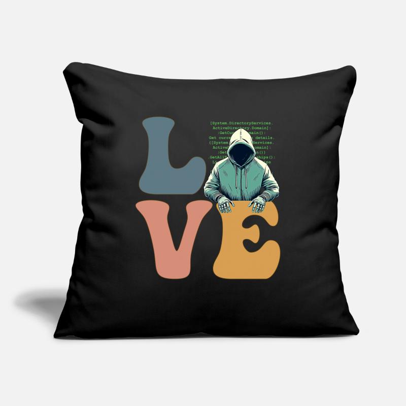 Hacker Hacking Cybersicherheit Anonym Sofakissenbezug 45 x 45 cm