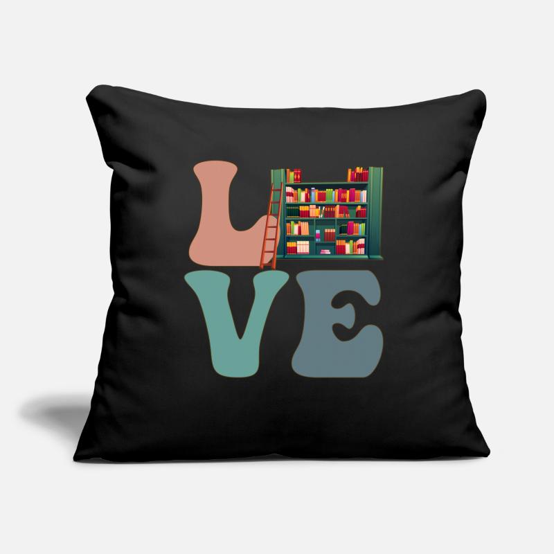 Librarian Library Sofa pillowcase 17,3'' x 17,3'' (45 x 45 cm)