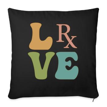 Pharmacien Technicien en pharmacie - Housse de coussin décorative 45 x 45 cm - noir - Devant