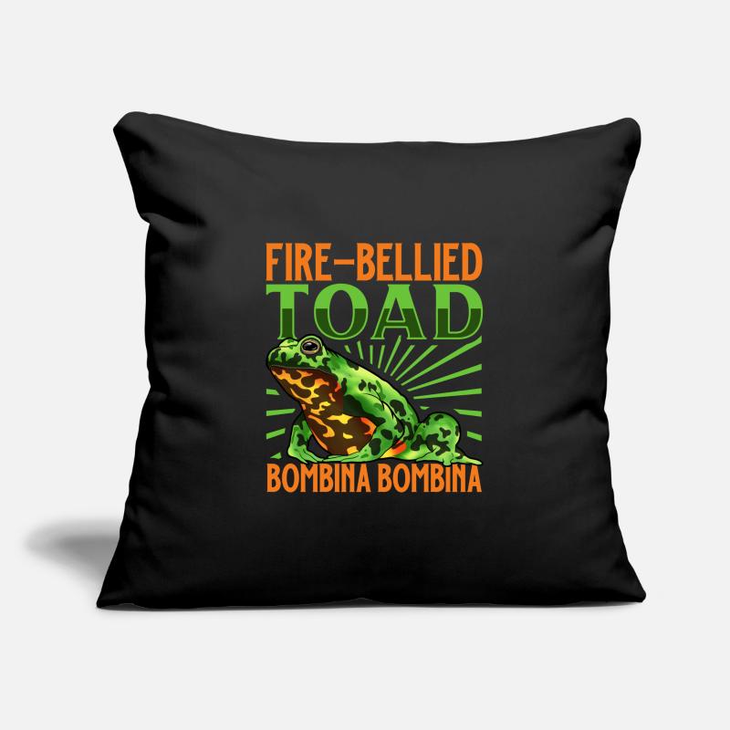 Crapaud ventru de feu Housse de coussin décorative 45 x 45 cm