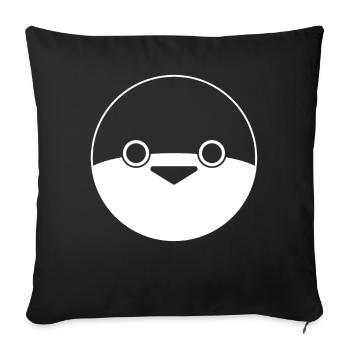 Sacabambaspis Face Fish Meme - Sofa pillowcase 17,3'' x 17,3'' (45 x 45 cm) - black - Front