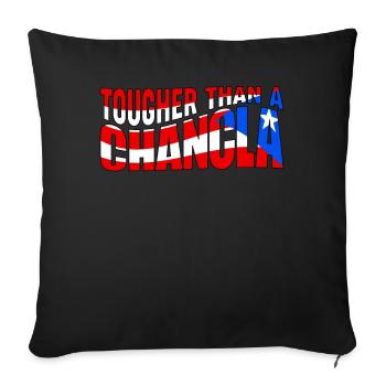 Flag of Puerto Rico Puerto Rico - Sofa pillowcase 17,3'' x 17,3'' (45 x 45 cm) - black - Front