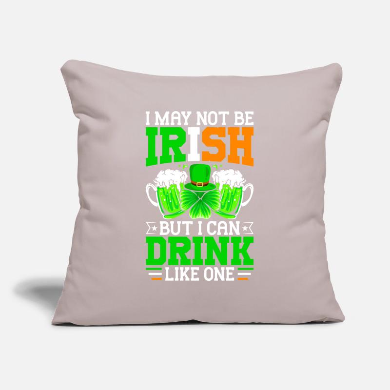 Fête de la Saint-Patrick Housse de coussin décorative 45 x 45 cm