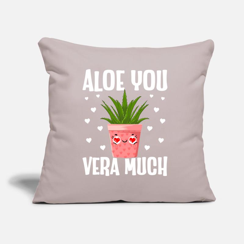 Funny Succulent Aloe Vera Sofa pillowcase 17,3'' x 17,3'' (45 x 45 cm)