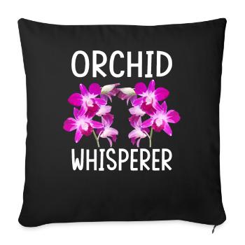 Fun Houseplant Nursery - Sofa pillowcase 17,3'' x 17,3'' (45 x 45 cm) - black - Front
