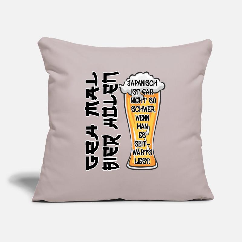 Biertrinker Geh mal Bier holen Sofakissenbezug 45 x 45 cm