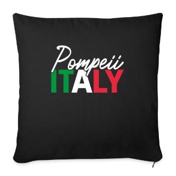 Pompeii, Italy, Italian Volcano, Nature Conservation - Sofa pillowcase 17,3'' x 17,3'' (45 x 45 cm) - black - Front