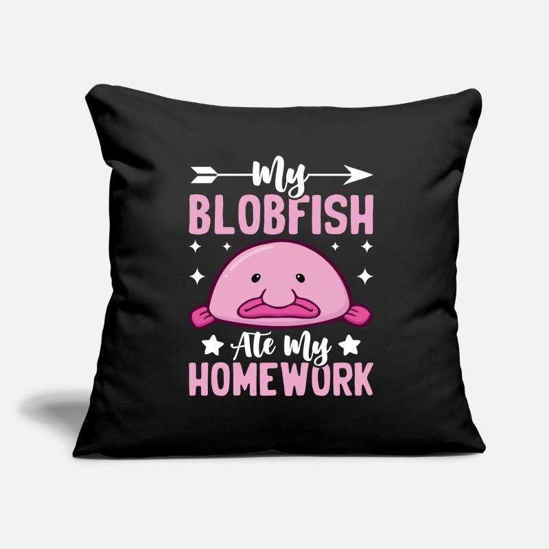 Funny sea creature Sofa pillowcase 17,3'' x 17,3'' (45 x 45 cm)