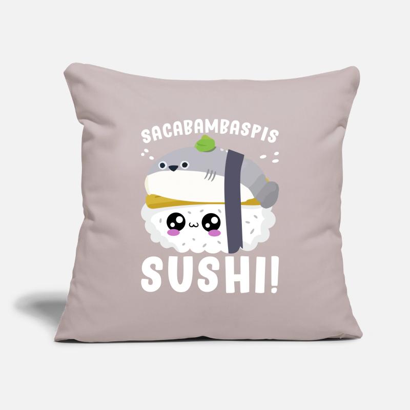 Fisch Meme Japanisches Essen Sofakissenbezug 45 x 45 cm