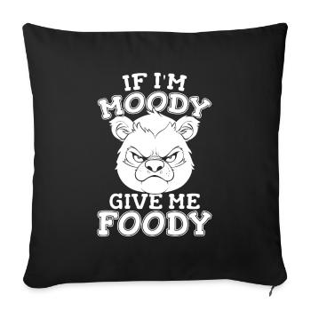 Big Panda Panda Bear Funny - Sofa pillowcase 17,3'' x 17,3'' (45 x 45 cm) - black - Front