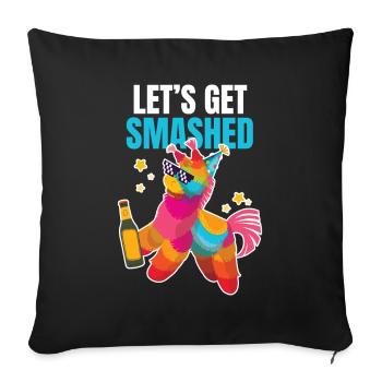 Let ́s Get Smashed Pinata Costume - Housse de coussin décorative 45 x 45 cm - noir - Devant