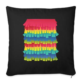 Costume Pinata Enfant Anniversaire - Housse de coussin décorative 45 x 45 cm - noir - Devant