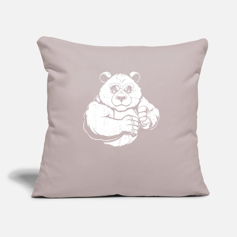 Panda géant Panda Ours Housse de coussin décorative 45 x 45 cm