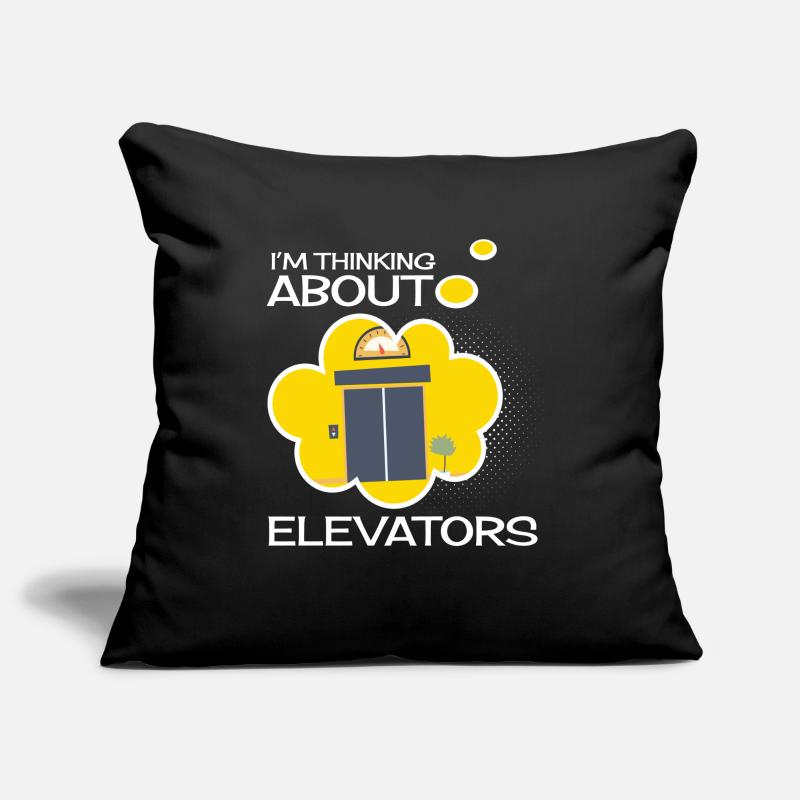 Thinking Elevators Elevator Elevator Elevator Sofa pillowcase 17,3'' x 17,3'' (45 x 45 cm)
