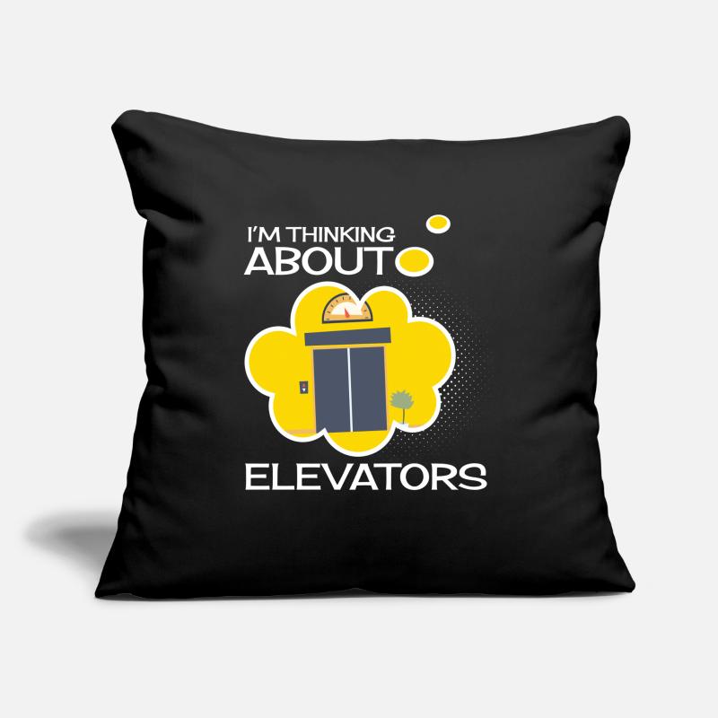 Thinking Elevators Elevator Elevator Elevator Sofa pillowcase 17,3'' x 17,3'' (45 x 45 cm)