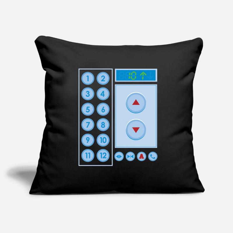 Elevator Elevator Elevator Buttons Elevator Sofa pillowcase 17,3'' x 17,3'' (45 x 45 cm)