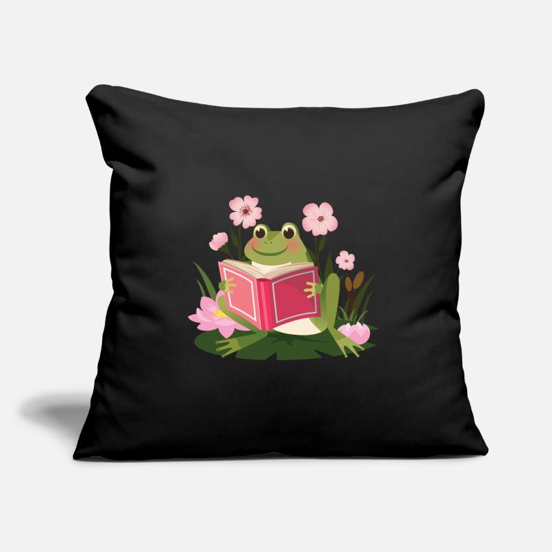 Frog Cottagecore Naturecore Kids Sofa pillowcase 17,3'' x 17,3'' (45 x 45 cm)