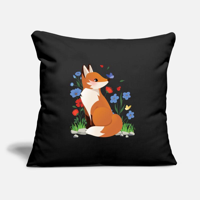 Fuchs Cottagecore Naturecore Kinder Sofakissenbezug 45 x 45 cm