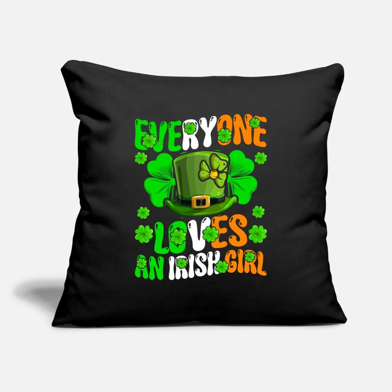 Fête de la Saint-Patrick groovy Housse de coussin décorative 45 x 45 cm
