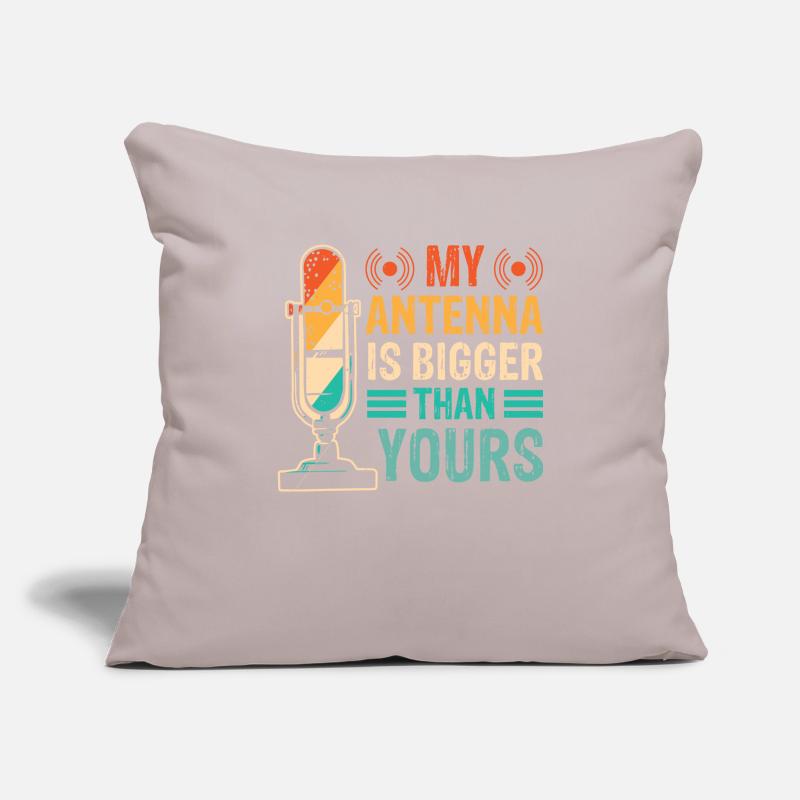 Radio Operator Transmitter Fequenz Communication Sofa pillowcase 17,3'' x 17,3'' (45 x 45 cm)