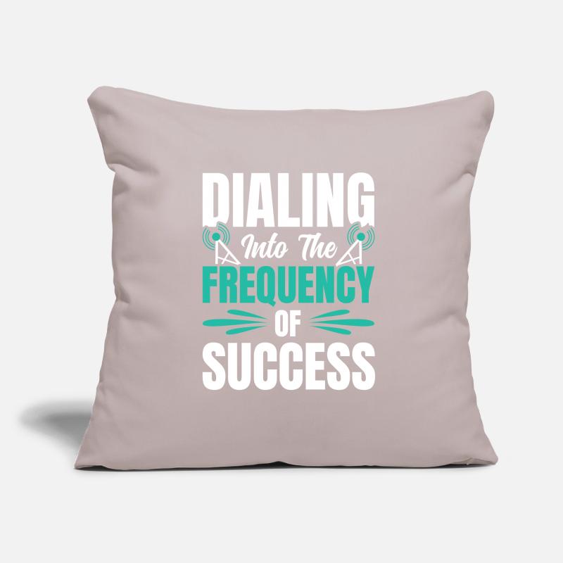 Radio Presenter Frequency Program Speaker Sofa pillowcase 17,3'' x 17,3'' (45 x 45 cm)