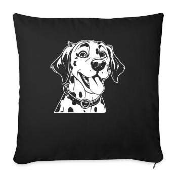 Dalmate - Housse de coussin décorative 45 x 45 cm - noir - Devant
