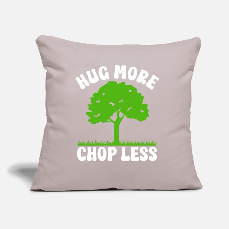 Tree conservationists and environmentalists Sofa pillowcase 17,3'' x 17,3'' (45 x 45 cm)