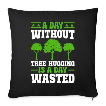 Tree Protector - Sofa pillowcase 17,3'' x 17,3'' (45 x 45 cm) - black - Front