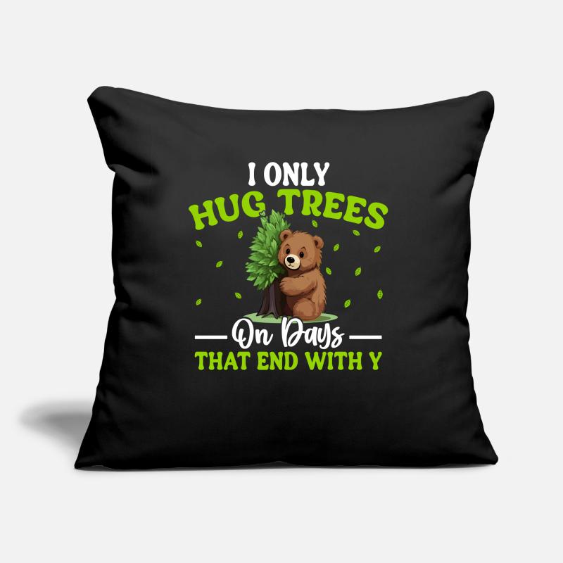 Tree Hugger Environmentalist Bear Sofa pillowcase 17,3'' x 17,3'' (45 x 45 cm)