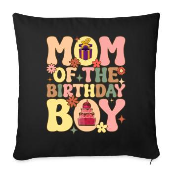 Police Officer Mom Law Enforcement - Sofa pillowcase 17,3'' x 17,3'' (45 x 45 cm) - black - Front
