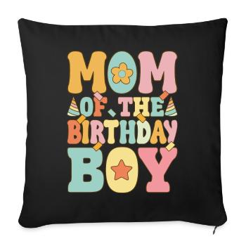 Monster Truck Lover Birthday Party - Sofa pillowcase 17,3'' x 17,3'' (45 x 45 cm) - black - Front