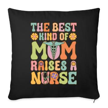 Groovy Nurse Life Nursing - Sofa pillowcase 17,3'' x 17,3'' (45 x 45 cm) - black - Front