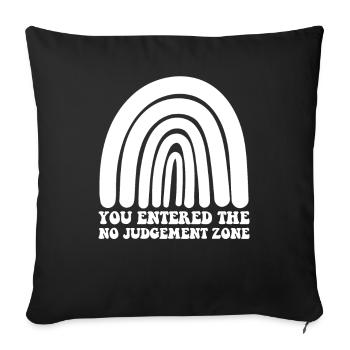 Mom Mom - Sofa pillowcase 17,3'' x 17,3'' (45 x 45 cm) - black - Front