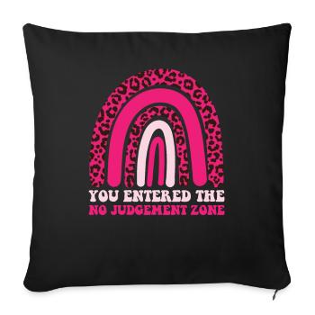 Mom Mom - Sofa pillowcase 17,3'' x 17,3'' (45 x 45 cm) - black - Front