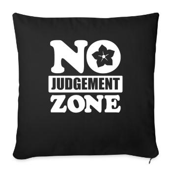 Mom Mom - Sofa pillowcase 17,3'' x 17,3'' (45 x 45 cm) - black - Front