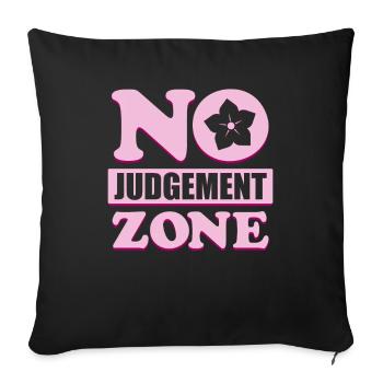 Mom Mom - Sofa pillowcase 17,3'' x 17,3'' (45 x 45 cm) - black - Front