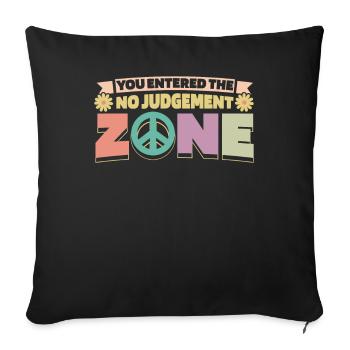 Mom Mom - Sofa pillowcase 17,3'' x 17,3'' (45 x 45 cm) - black - Front