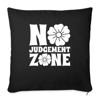 Mom Mom - Sofa pillowcase 17,3'' x 17,3'' (45 x 45 cm) - black - Front